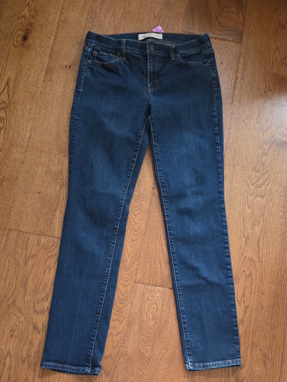 GAP 1969 27L REAL STRAIGHT DENIM BLUE JEANS EUC